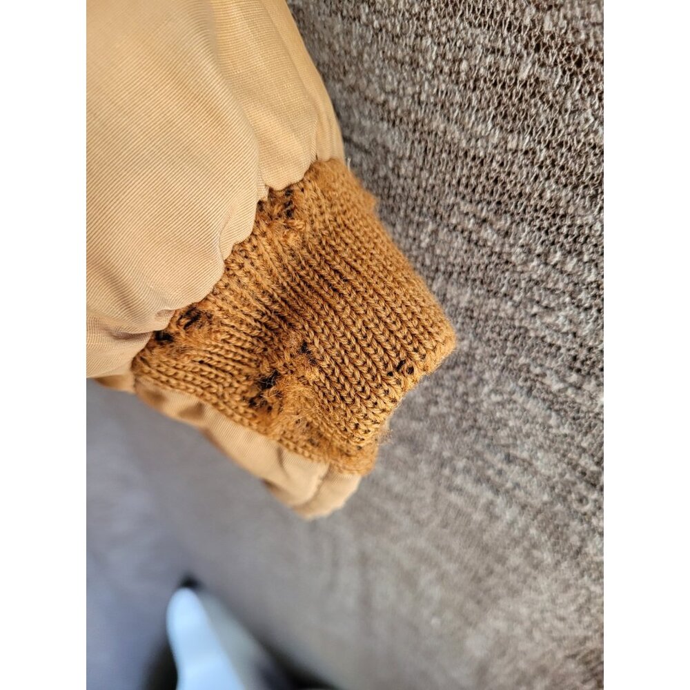 True Vintage Comfy Goose Down Jacket Coat Men XL “Fur” Collar Puffer USA 70s 60s - Picture 14 of 16